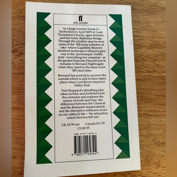 3 for $15: Tom Stoppard’s Arcadia Paperback - Picture 2 of 7